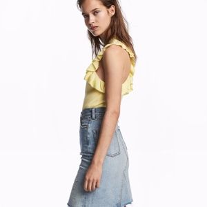 Knit Ruffle Top 2/$14